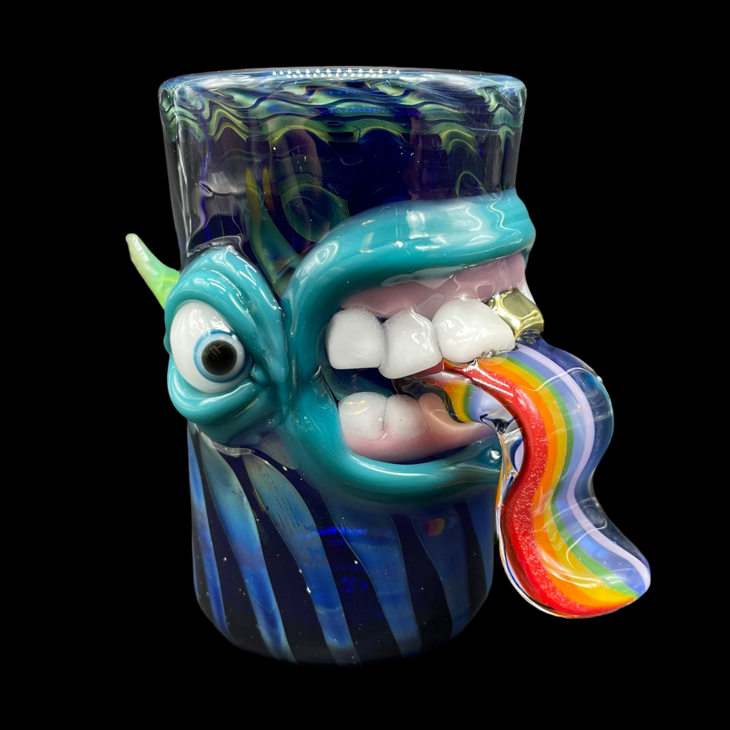Kool aid tongue shot glass.