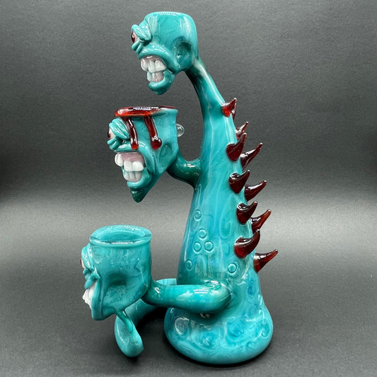 3 headed downdraft incense burner
