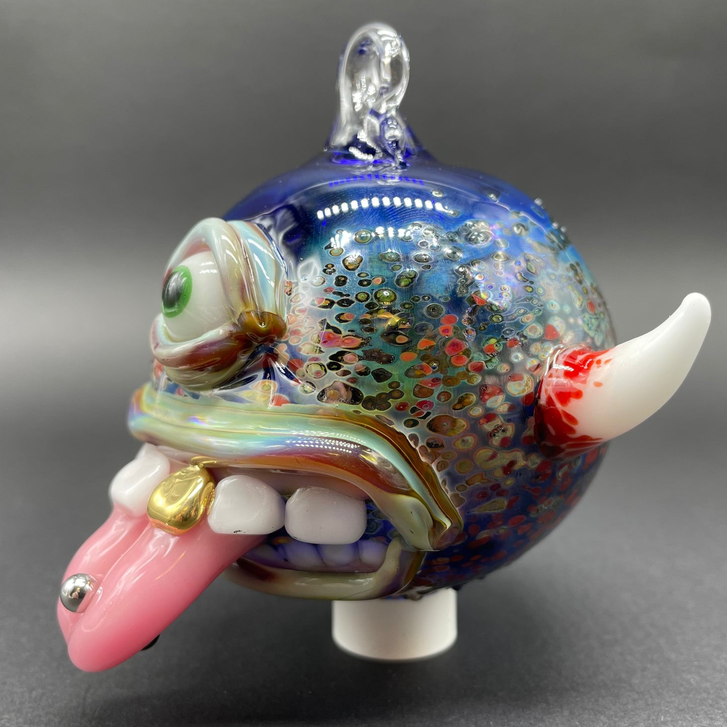 Pierced tongue cyclops ornament