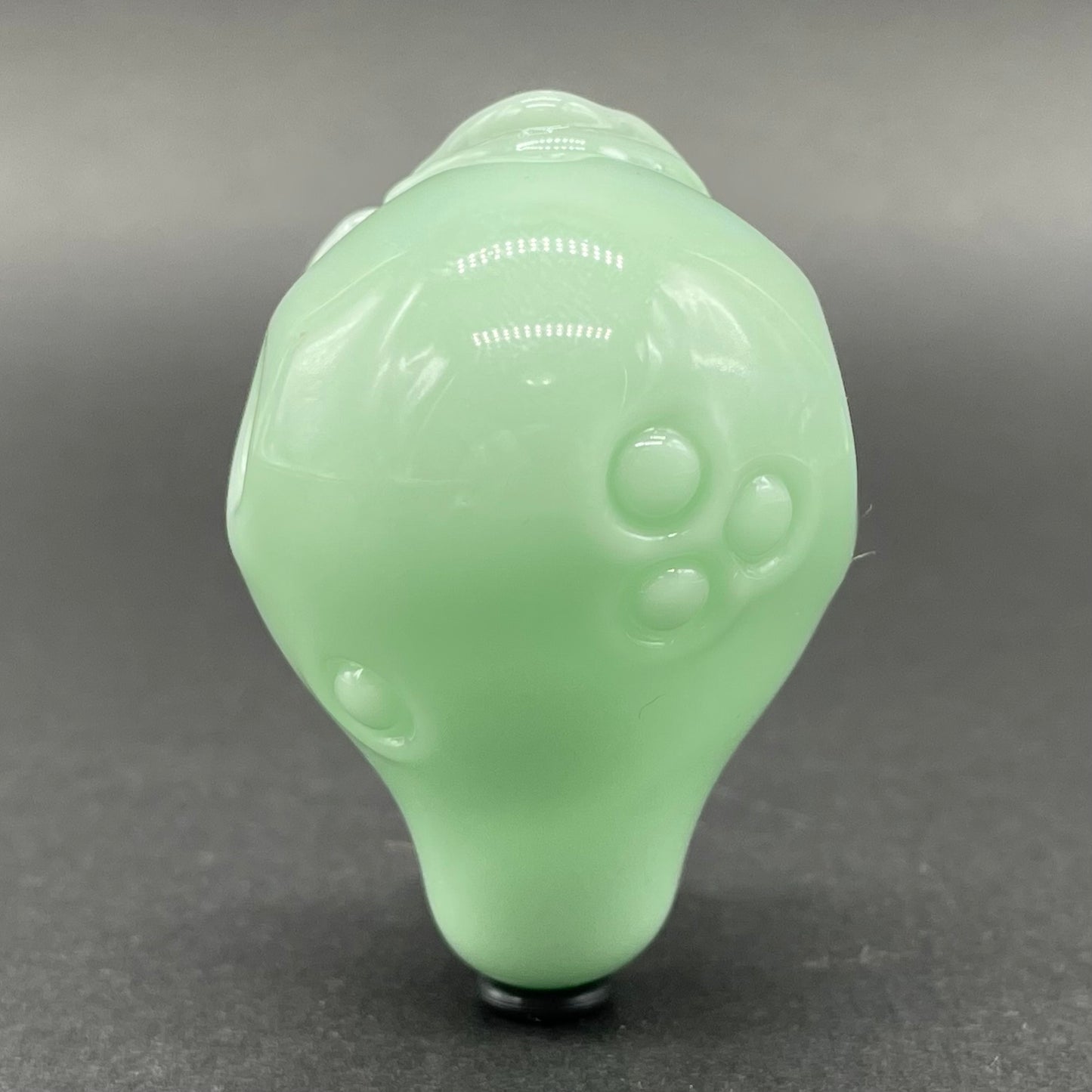 Time manipulating three eye glass alien pendant