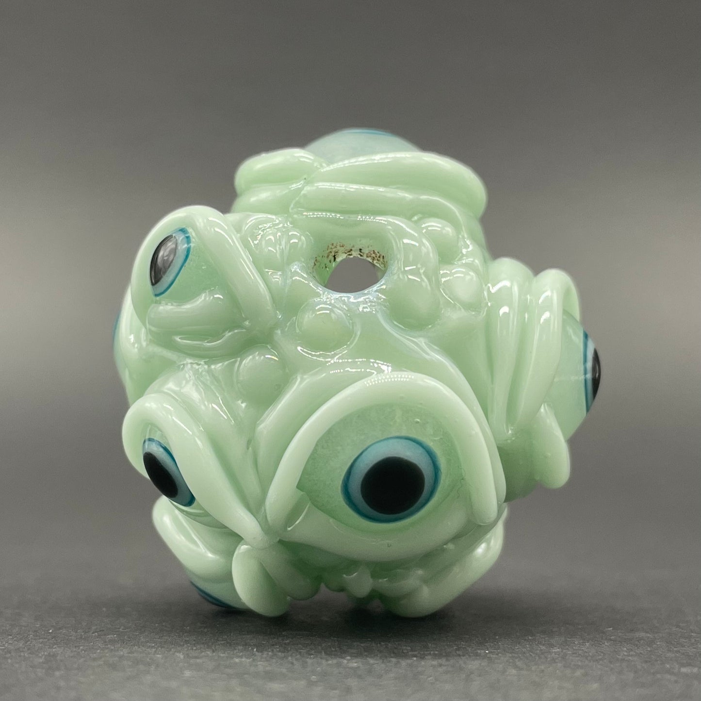 Mint green Argus pendant