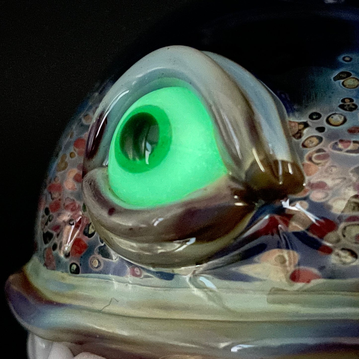 Pierced tongue cyclops ornament