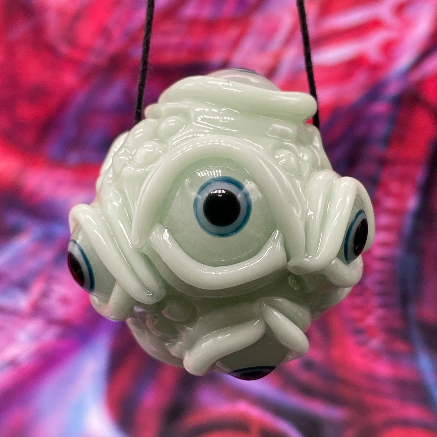 Mint green Argus pendant