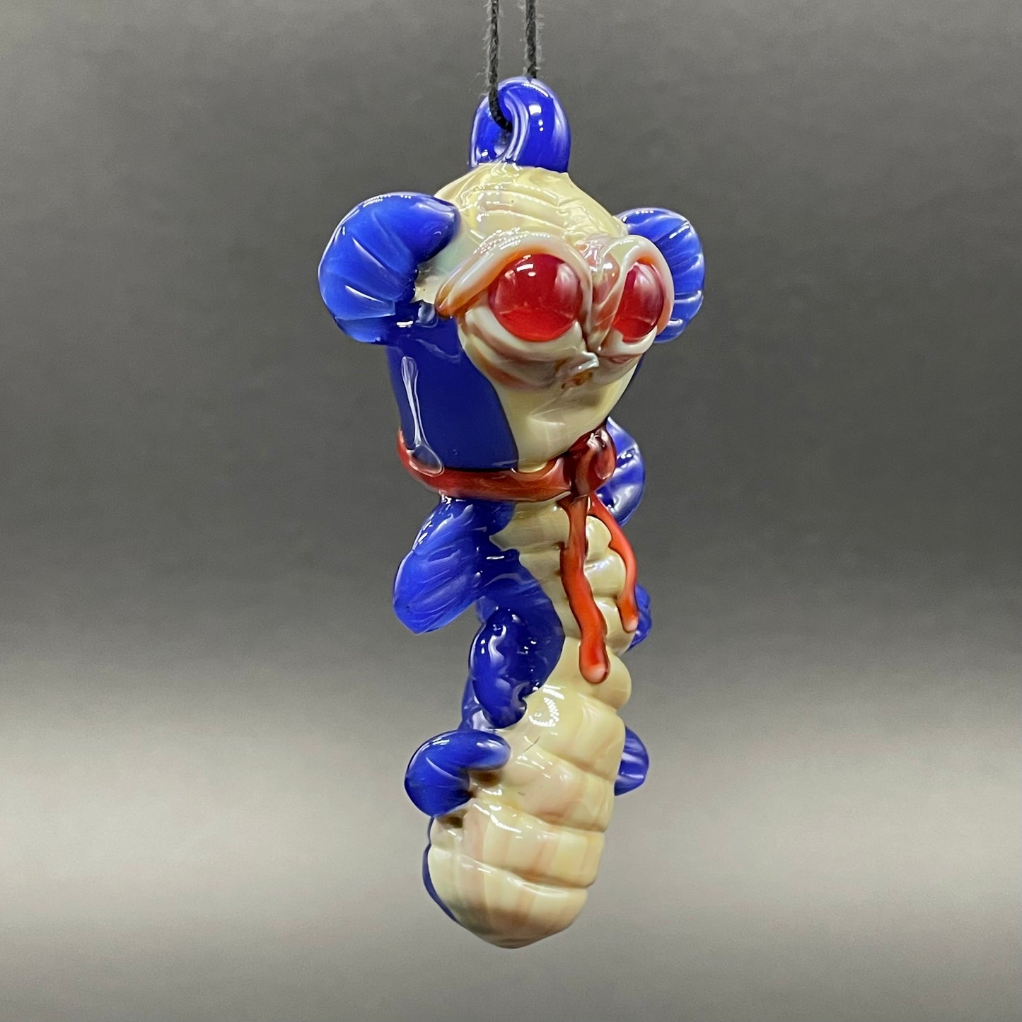 Labyrinth worm pendant