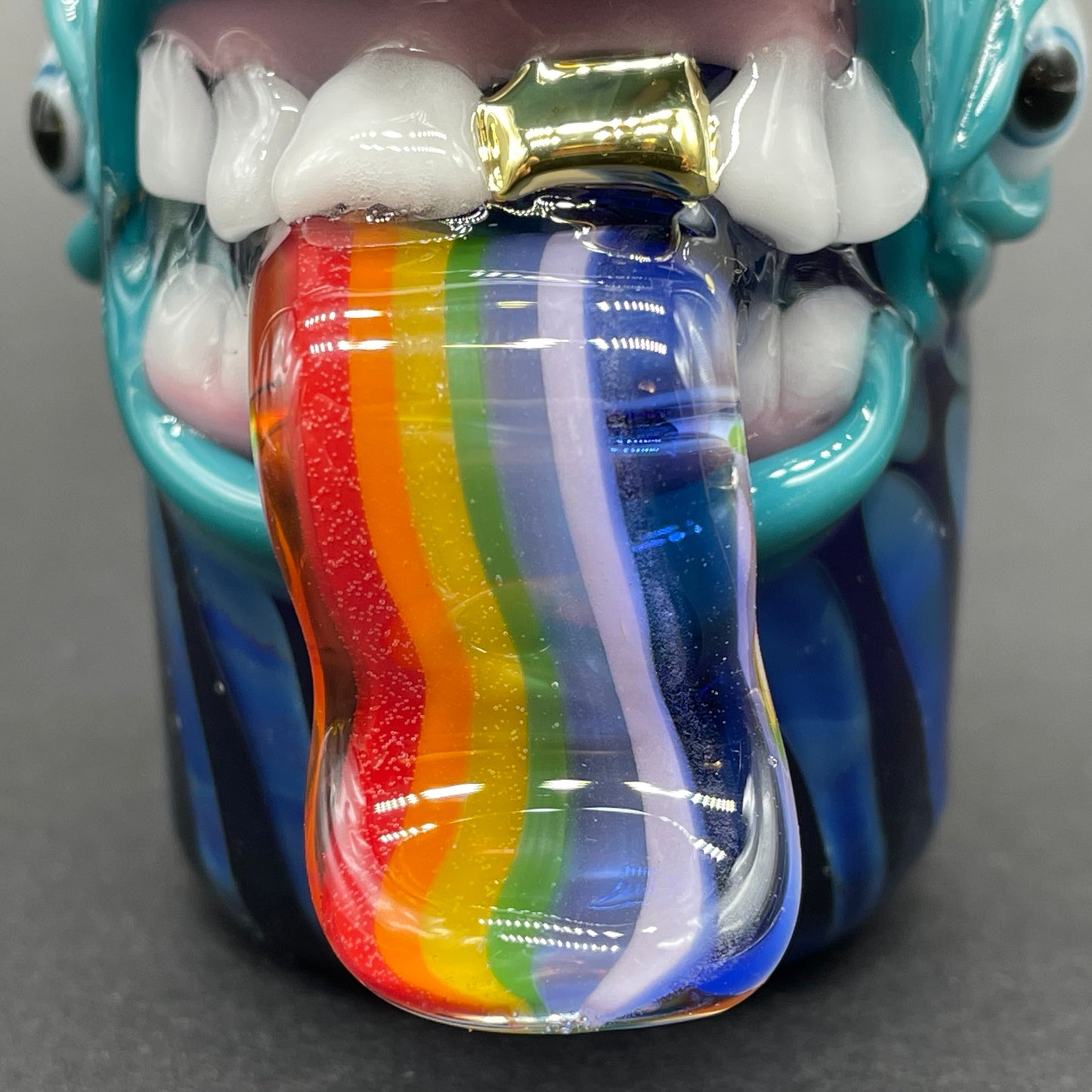 Kool aid tongue shot glass.