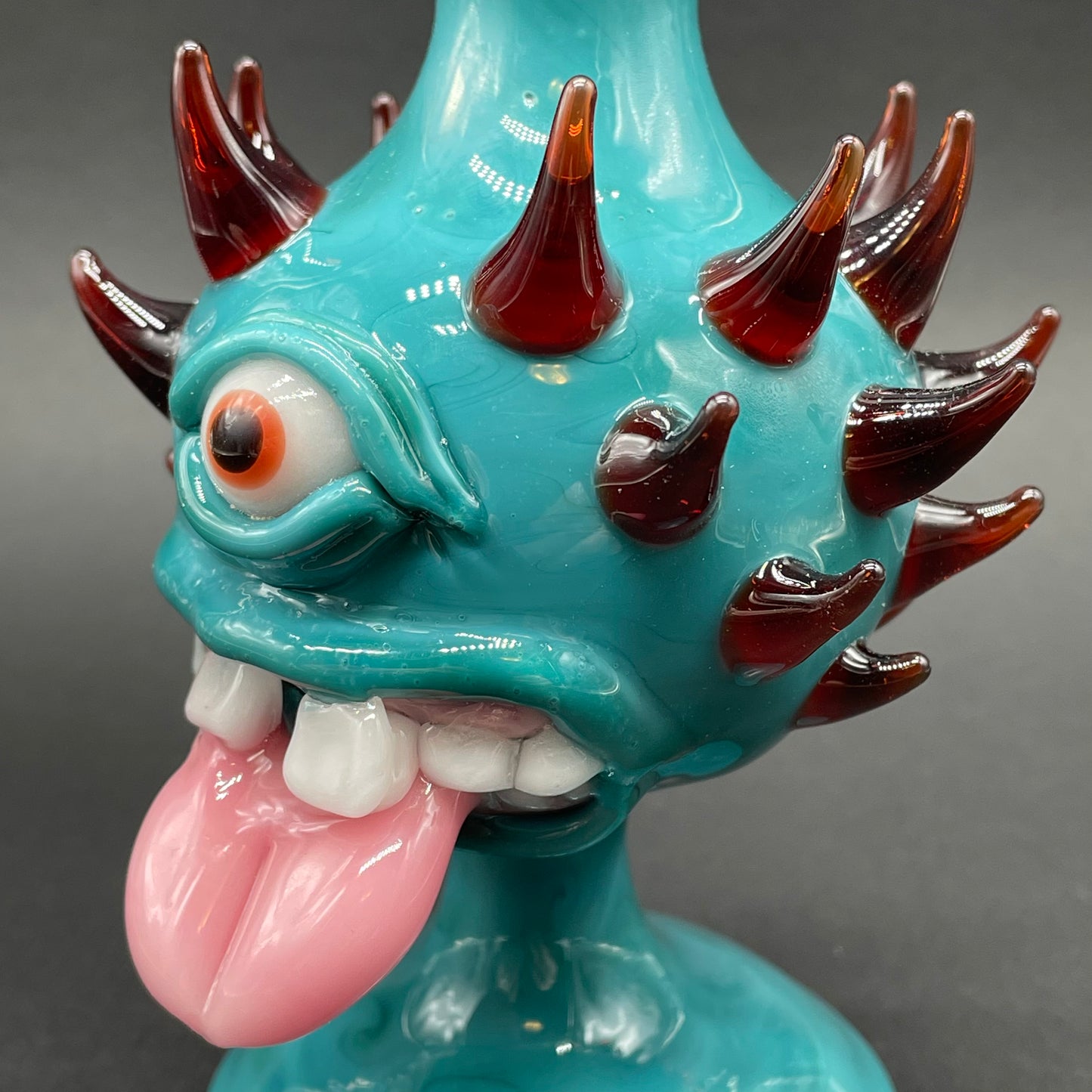 Tongue downdraft incense burner