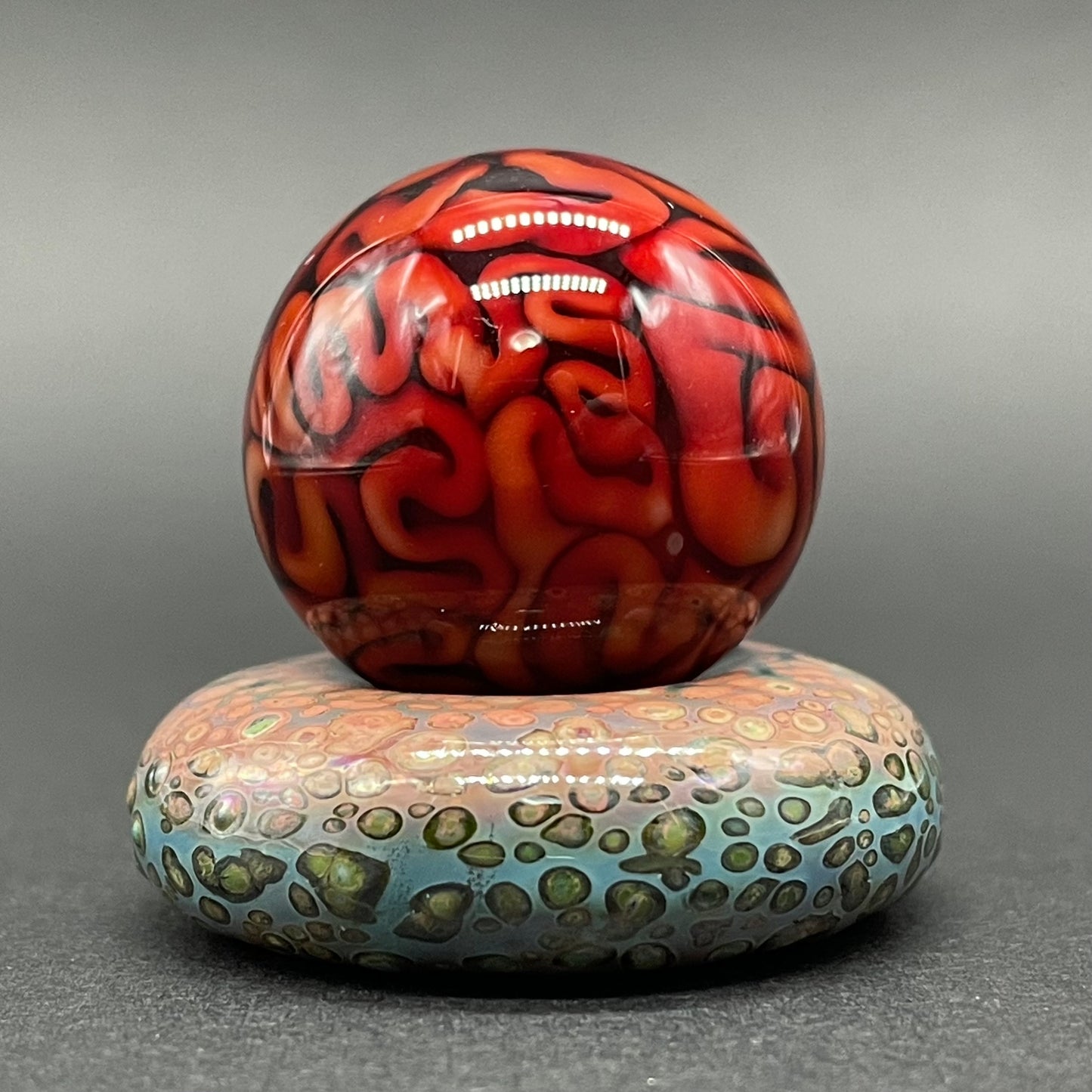 Brain marble and stand