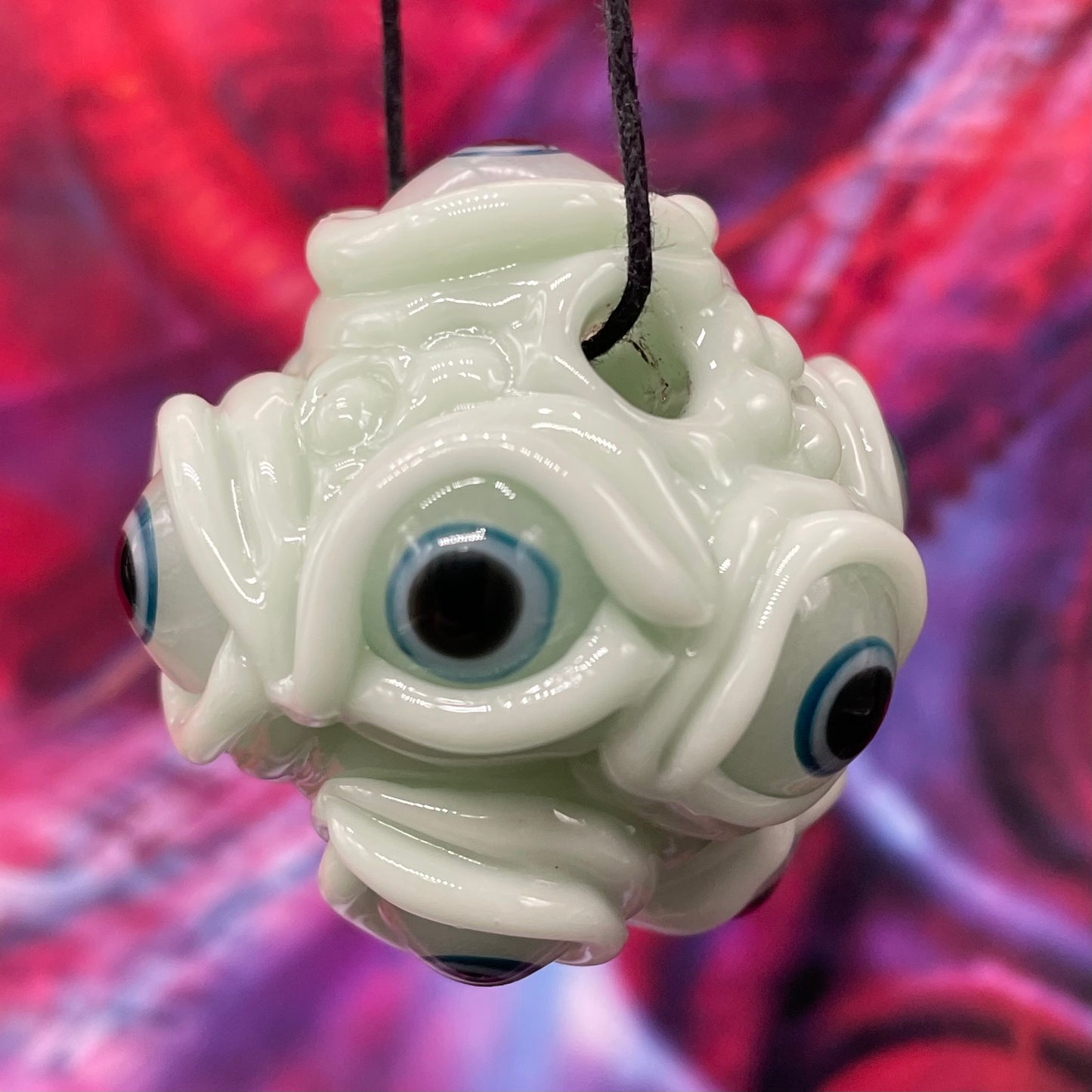 Mint green Argus pendant