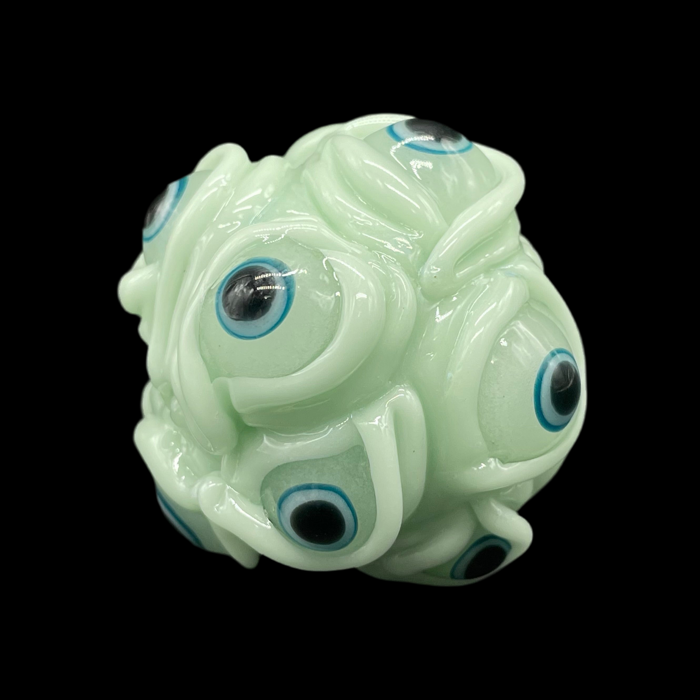 Mint green Argus pendant