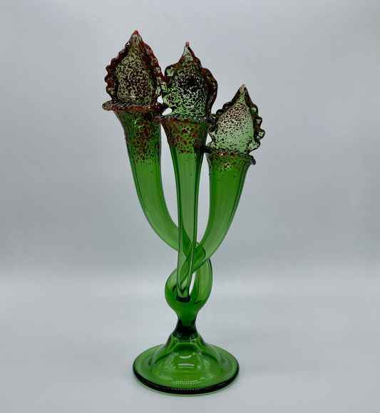 3 stem pitcher plant sculpture