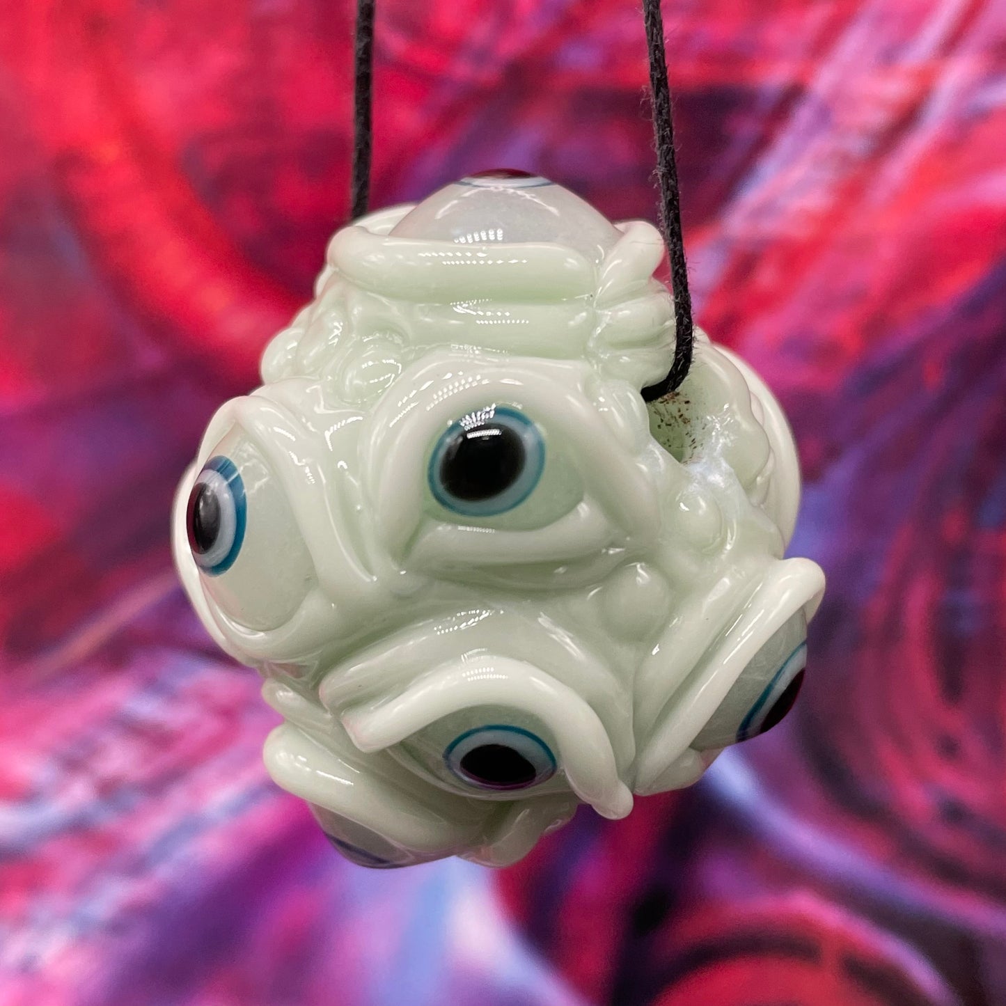 Mint green Argus pendant