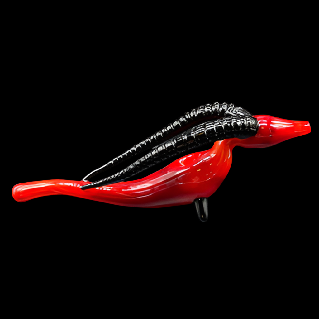 large red taurus steamroller