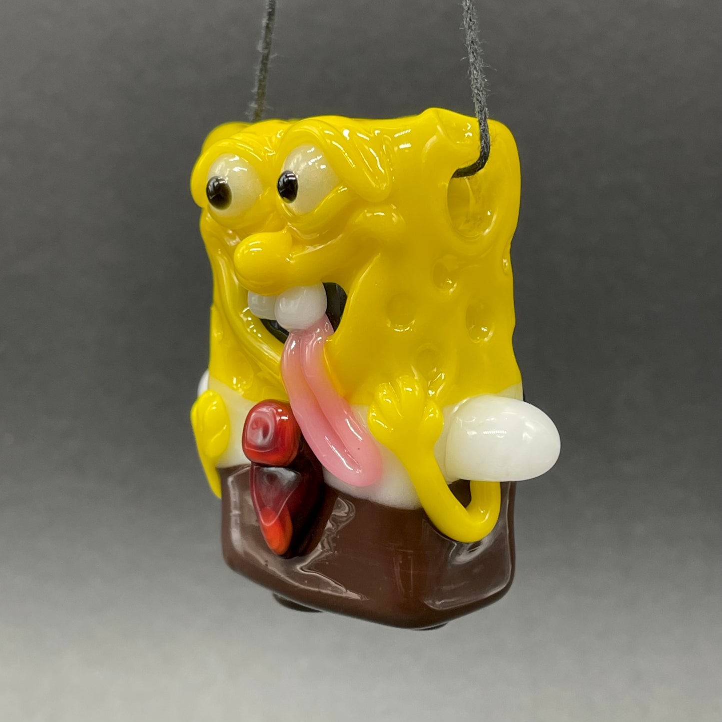 Sponge bob square pants glass pendant