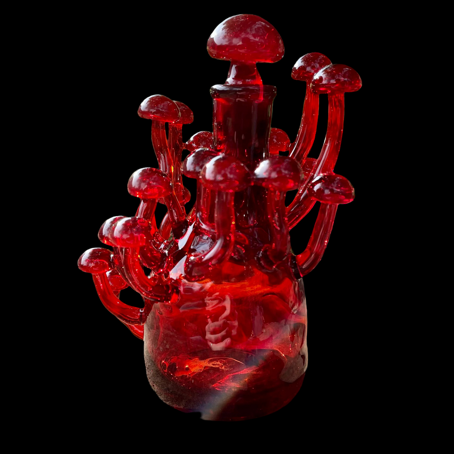 Red mushroom decanter