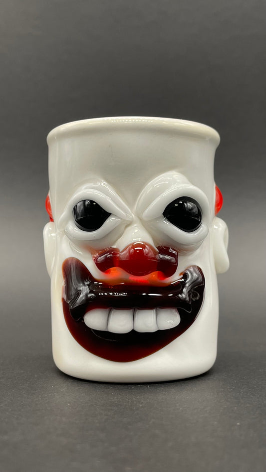 Nightmare fuel Evil clown shot glass