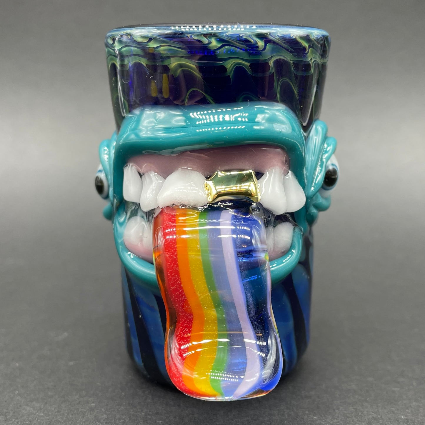 Kool aid tongue shot glass.