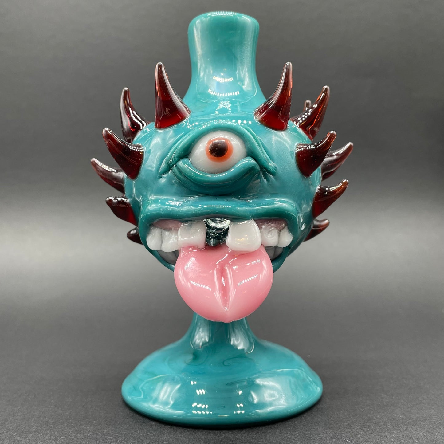 Tongue downdraft incense burner