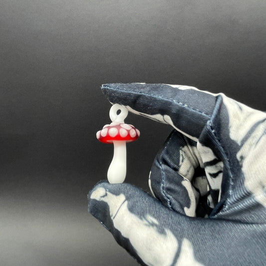 Red mushroom pendant