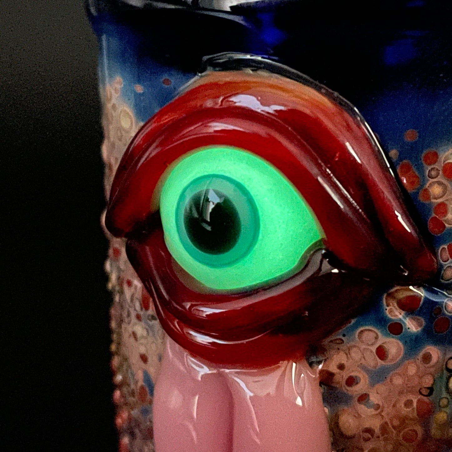 Eye tongue shot glass