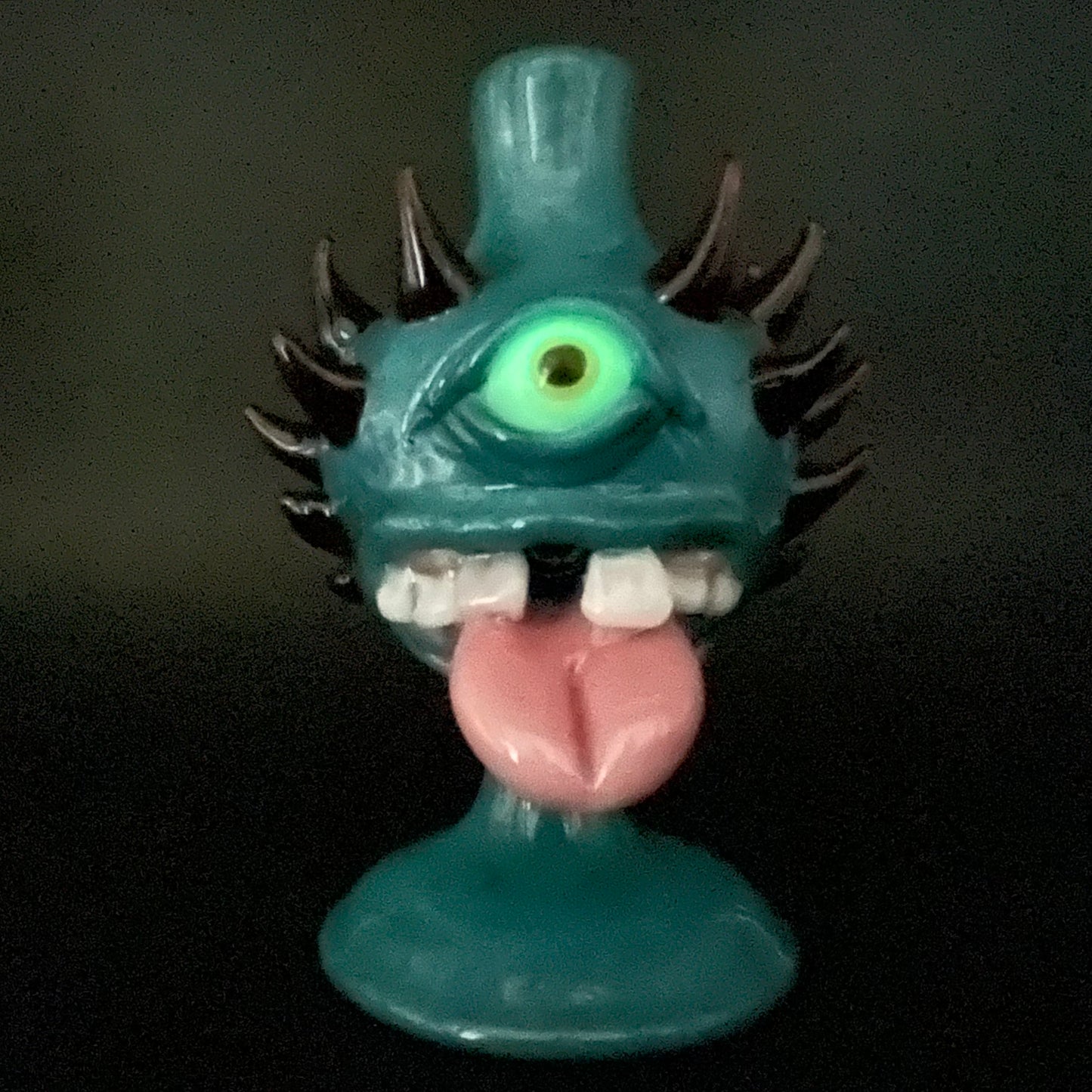 Tongue downdraft incense burner