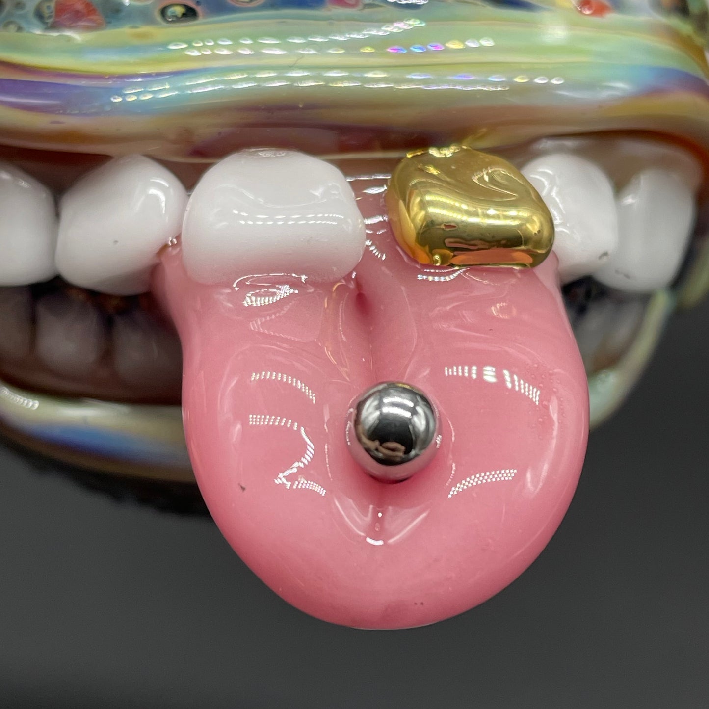 Pierced tongue cyclops ornament