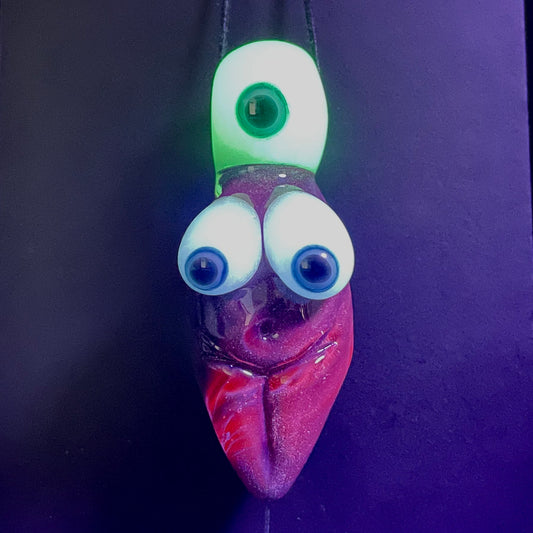 Black light reactive fertility pendant