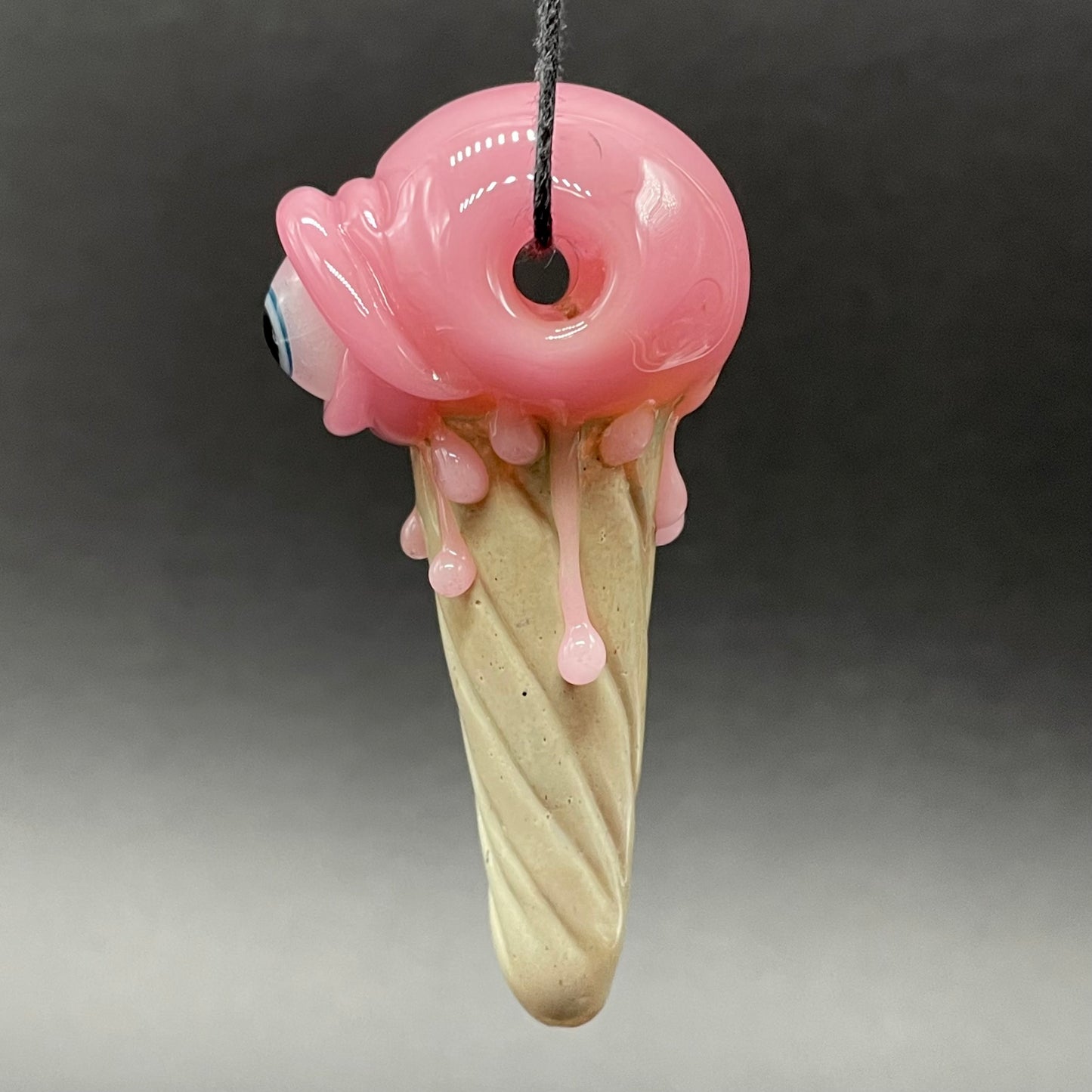 Eye scream cone pendant