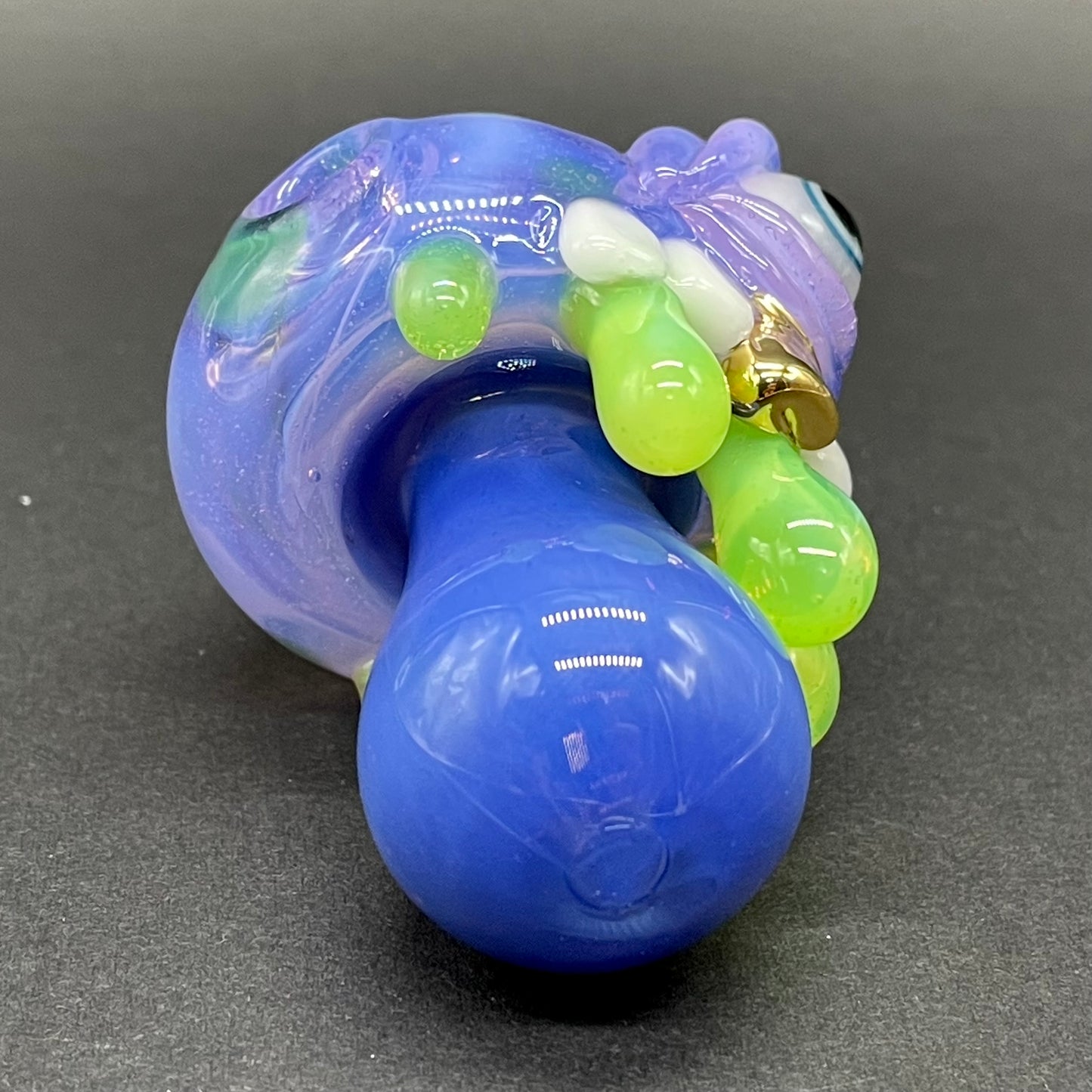 About last night glass mushroom pendant