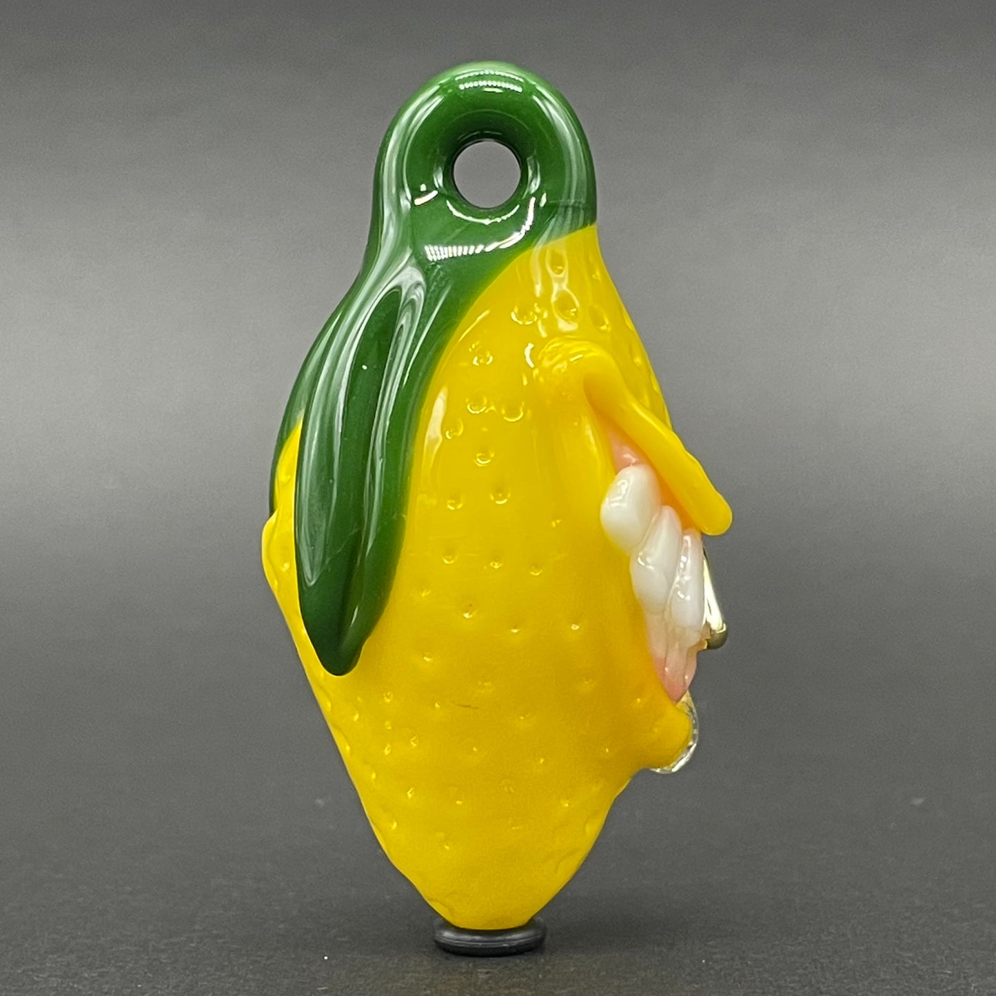 Grinning lemon pendant
