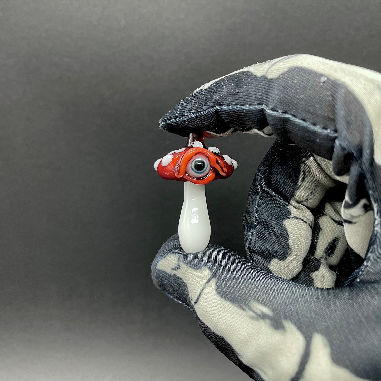 Cyclops mushroom pendant