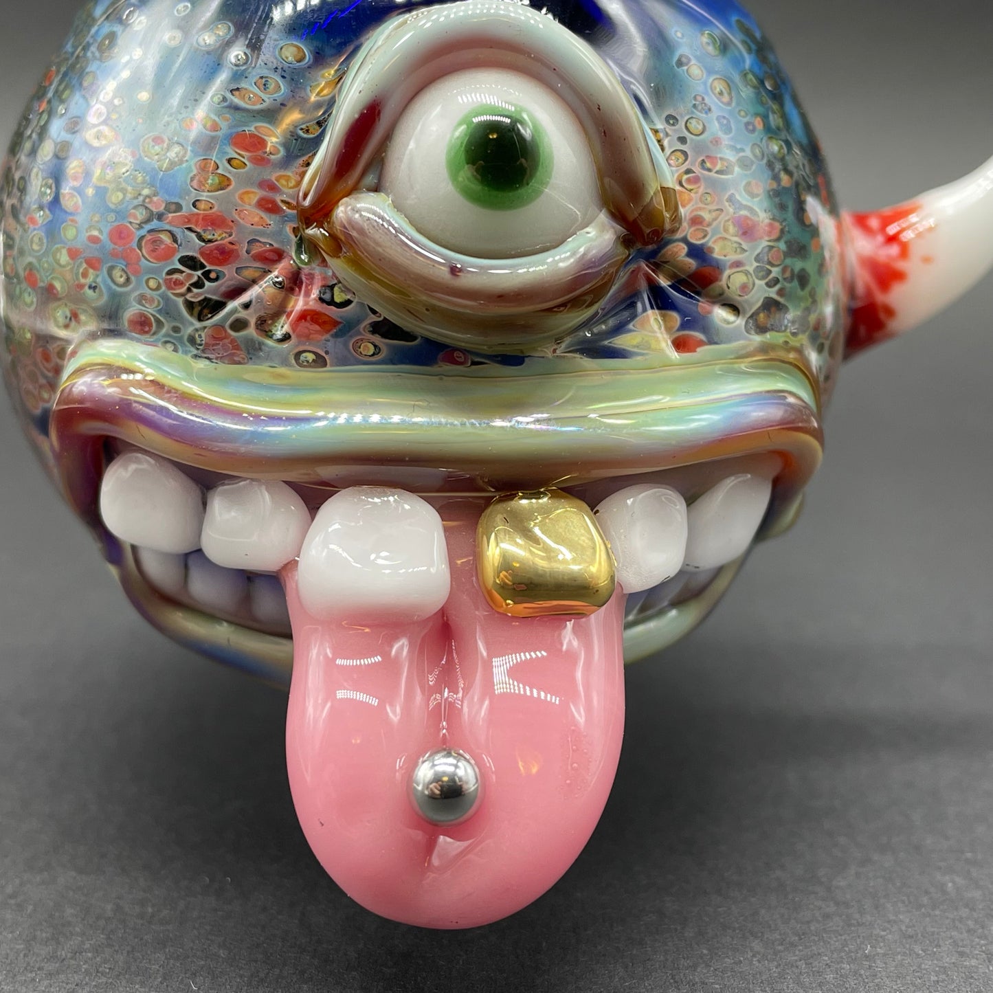 Pierced tongue cyclops ornament