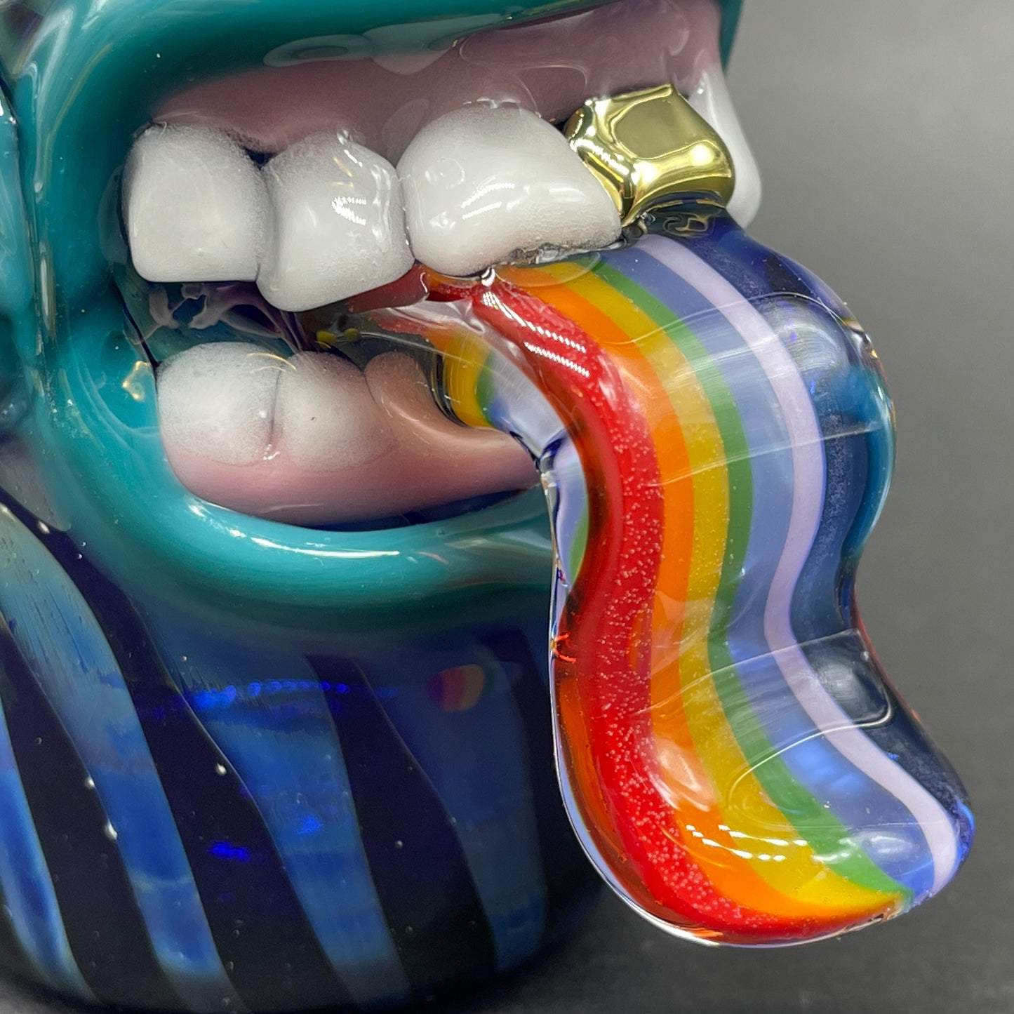 Kool aid tongue shot glass.