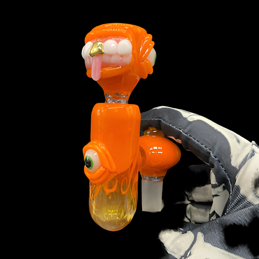 14mm lava mini ash catcher set with pumpkin slide.