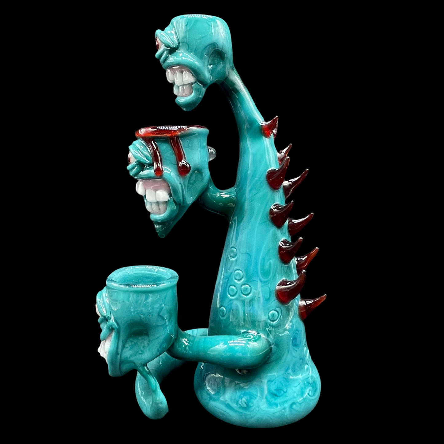 3 headed downdraft incense burner