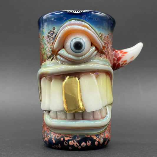 Big tooth Cyclops shot glass