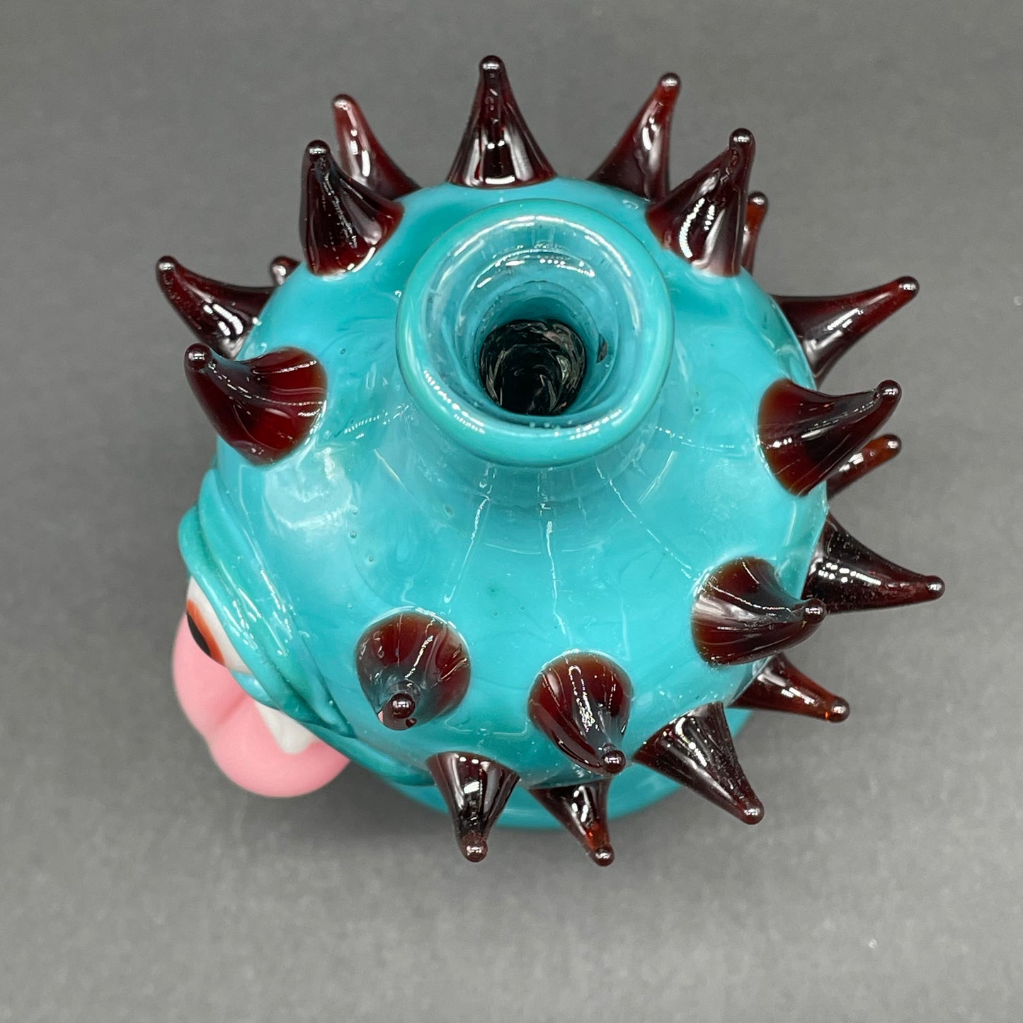 Tongue downdraft incense burner