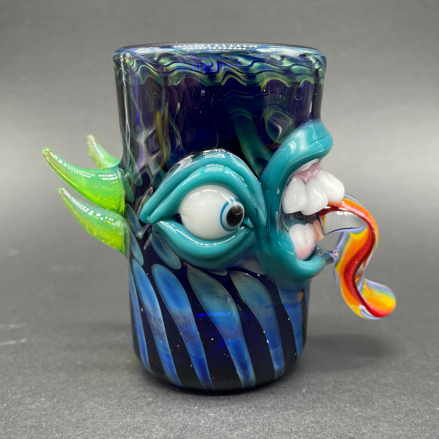 Kool aid tongue shot glass.