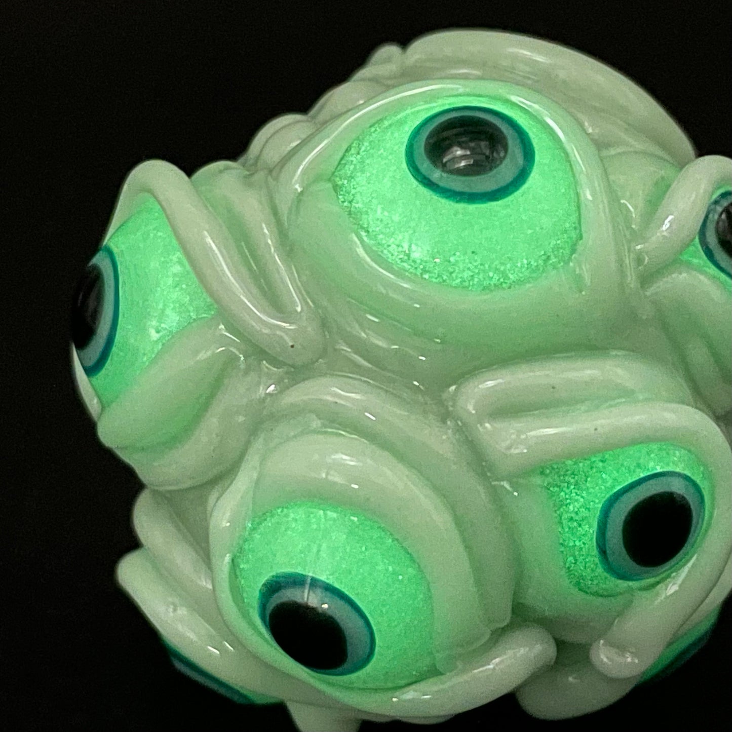 Mint green Argus pendant