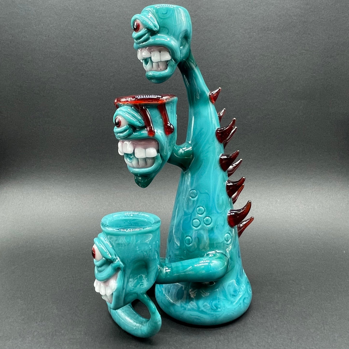 3 headed downdraft incense burner