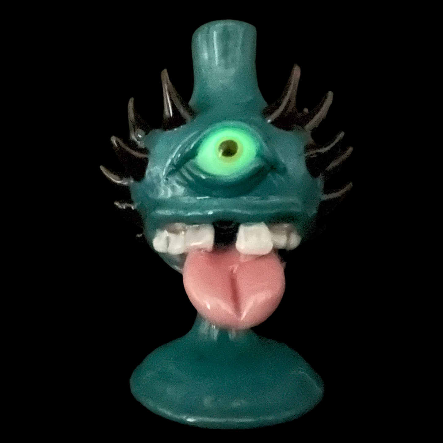 Tongue downdraft incense burner