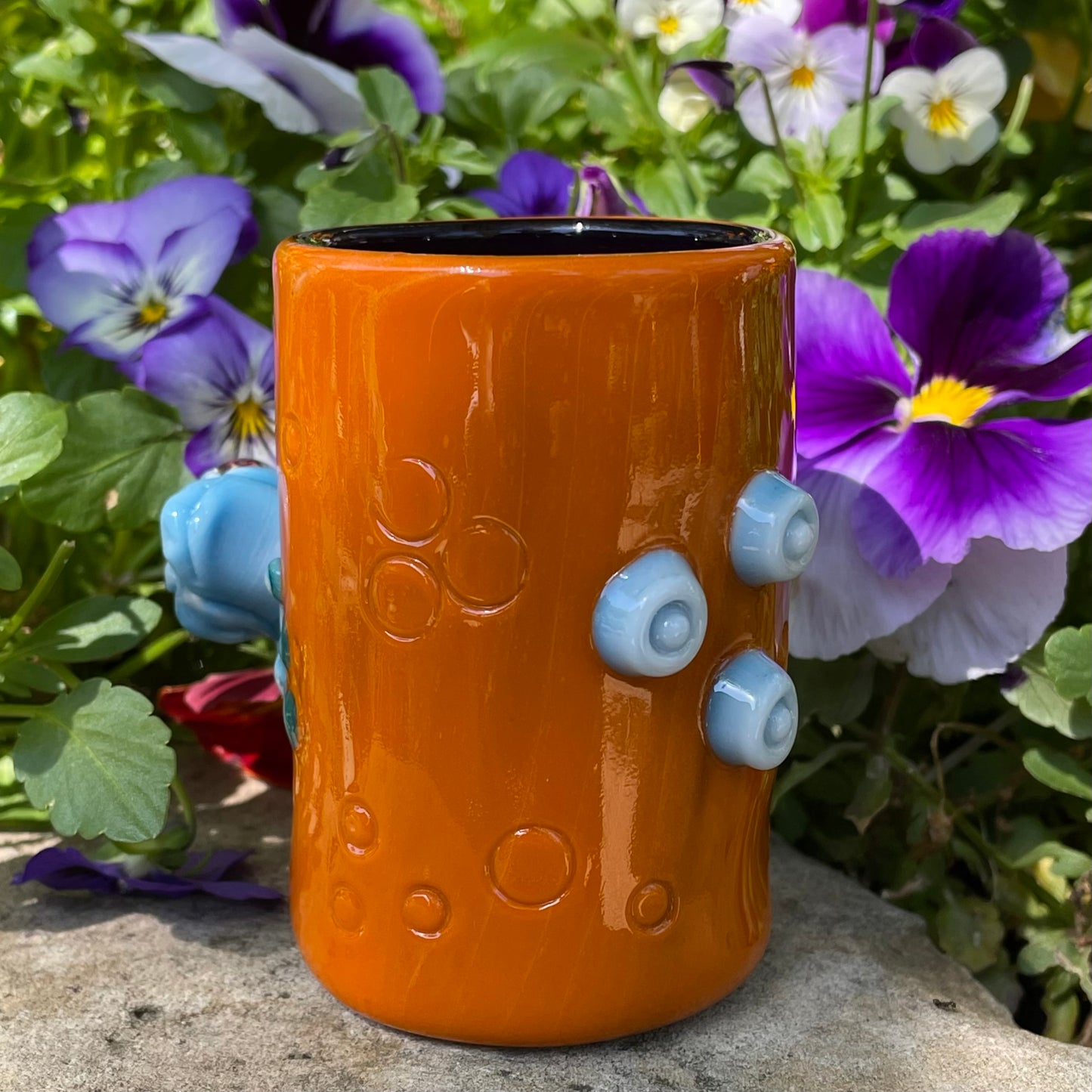 poison dart frog shot glass