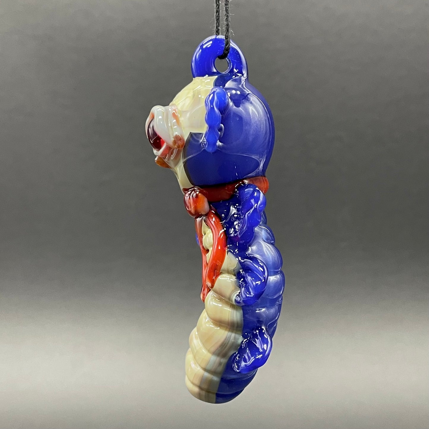 Labyrinth worm pendant