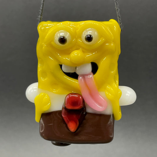 Sponge bob square pants glass pendant