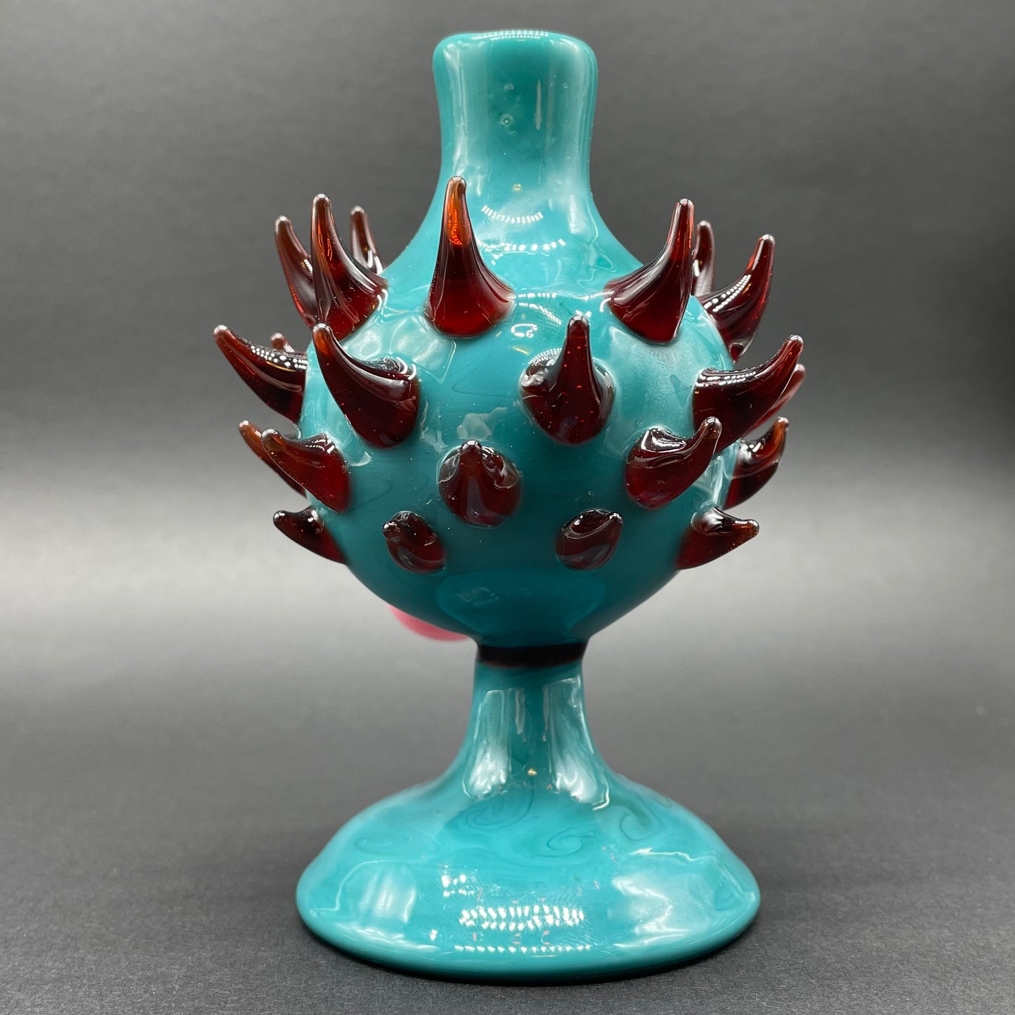 Tongue downdraft incense burner