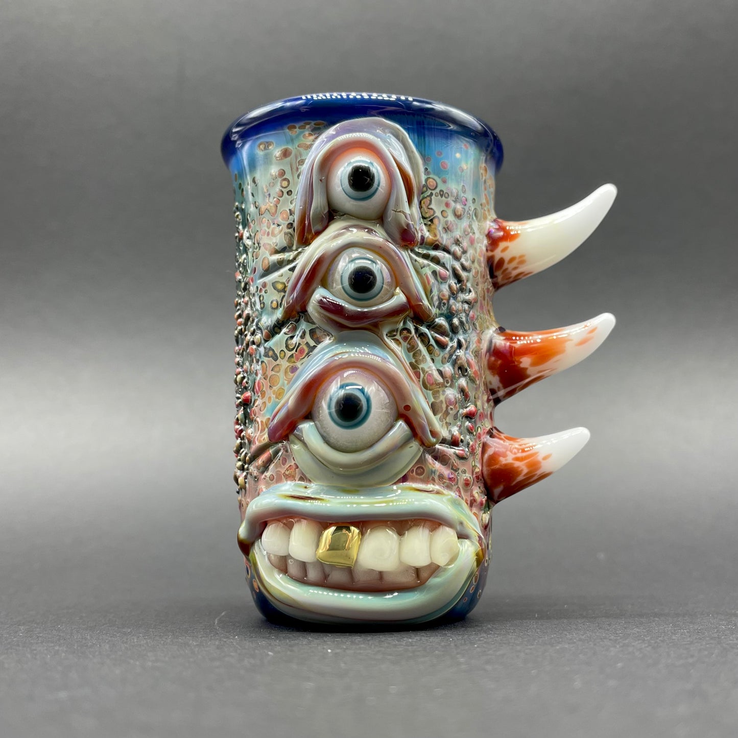 Vertical 3 eye shot glass
