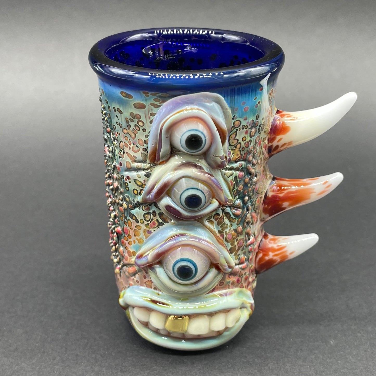 Vertical 3 eye shot glass