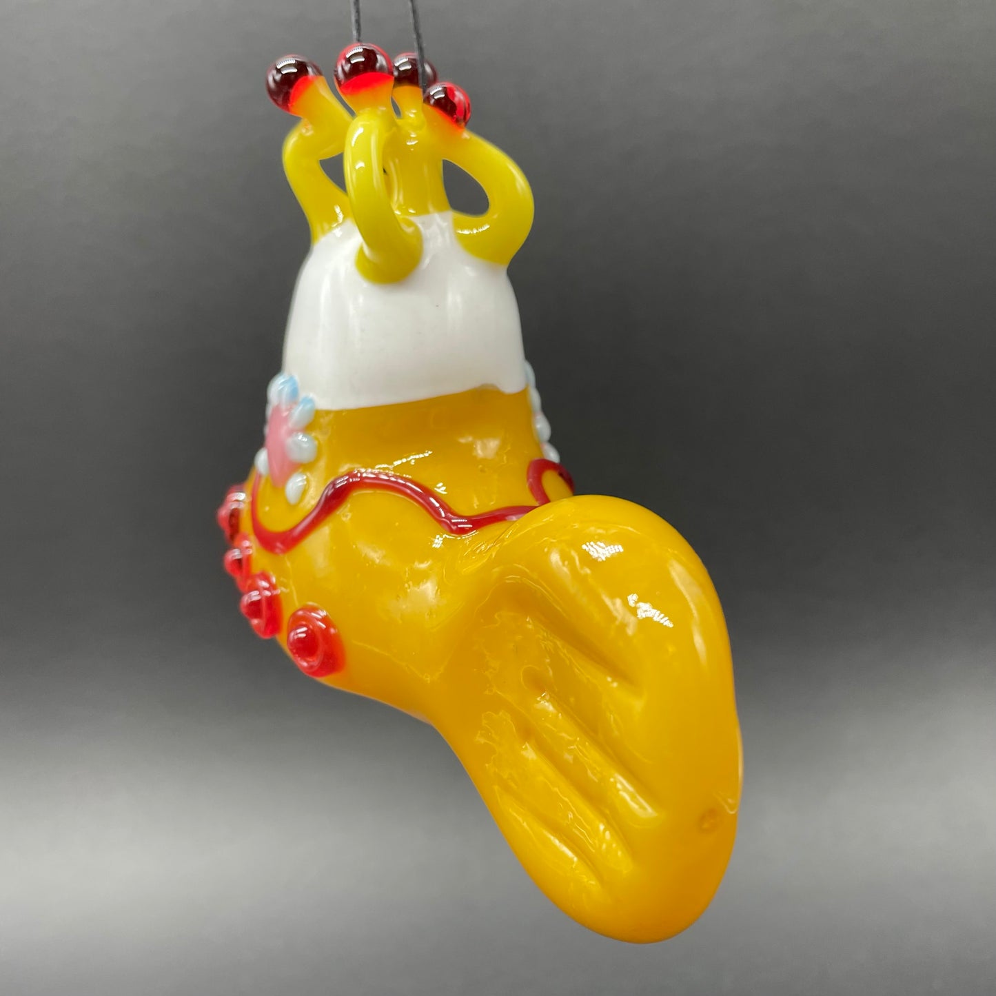 glass yellow submarine ornament