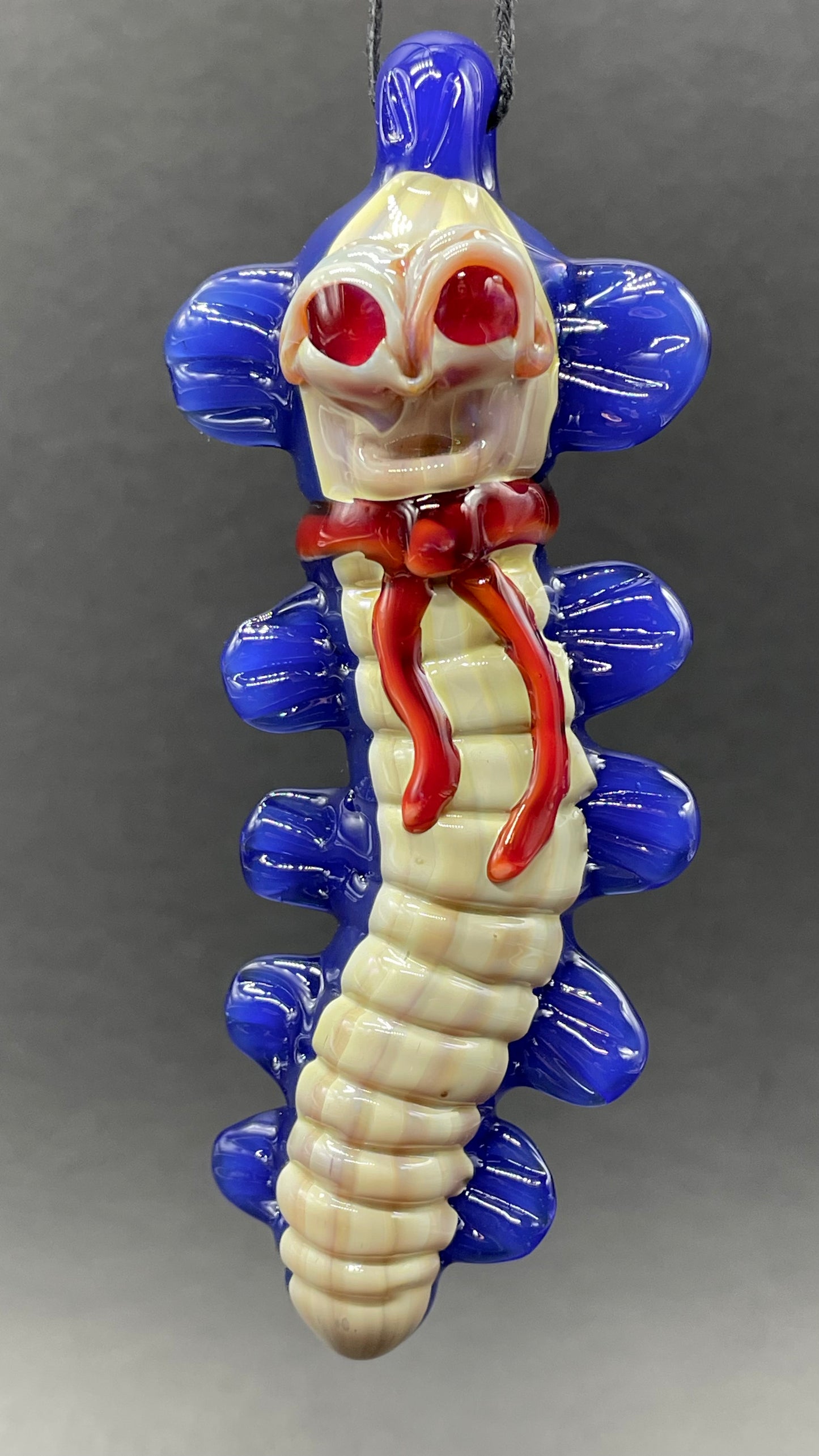 Labyrinth worm pendant