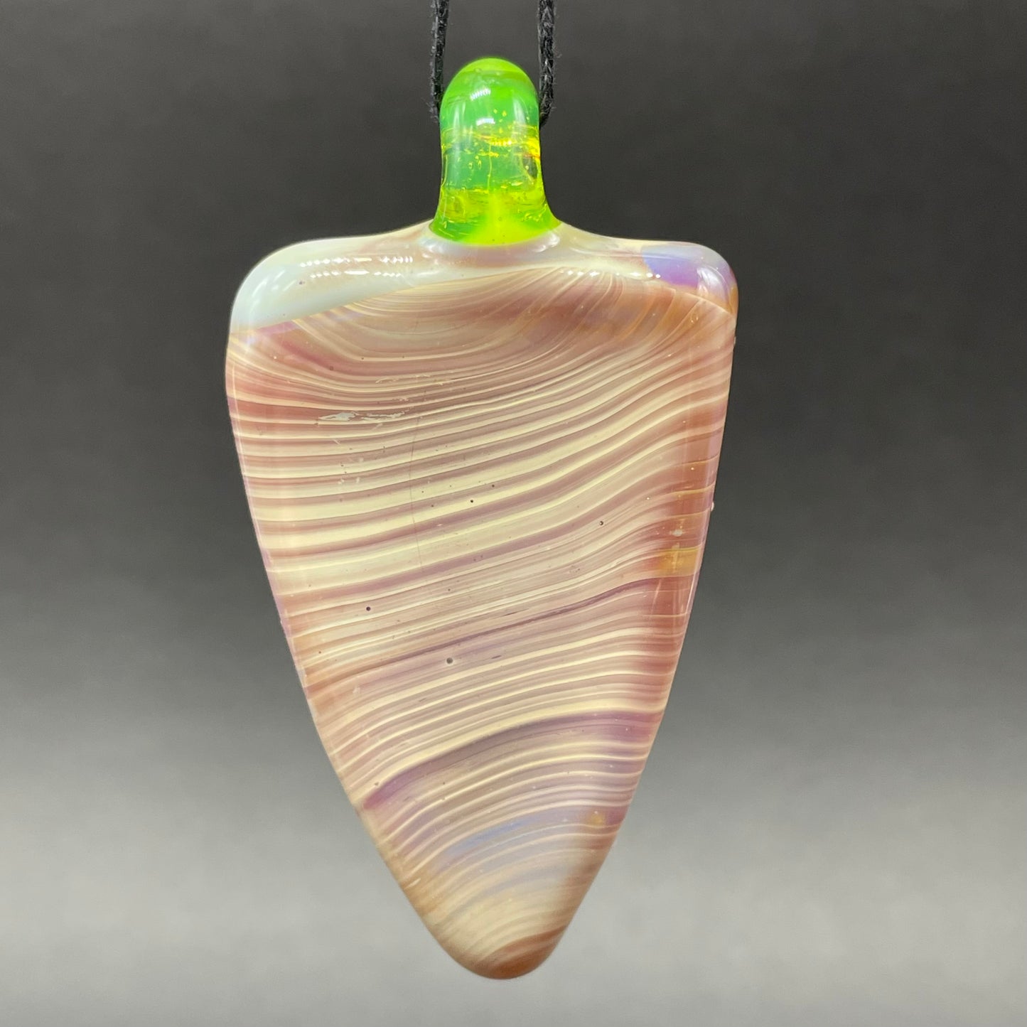 glass Pizza pendant
