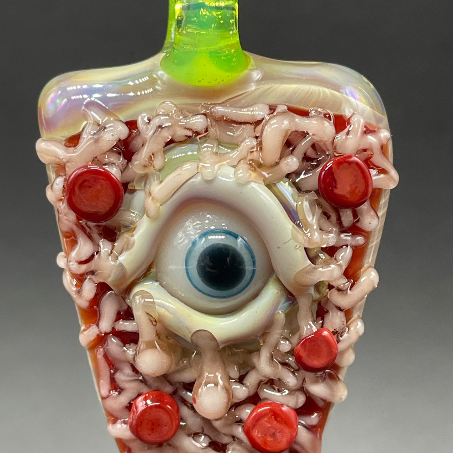 glass Pizza pendant